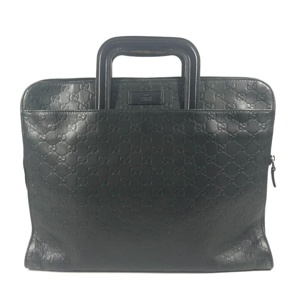 GUCCI Hand Bag Document Bag Guccissima GG logo Business Bag Tote Bag